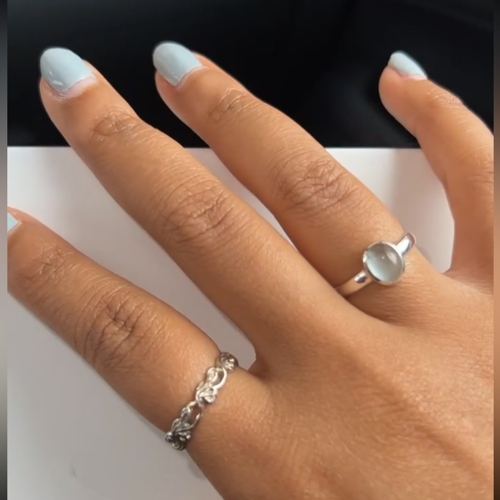 Sterling Silver Moonstone Ring
